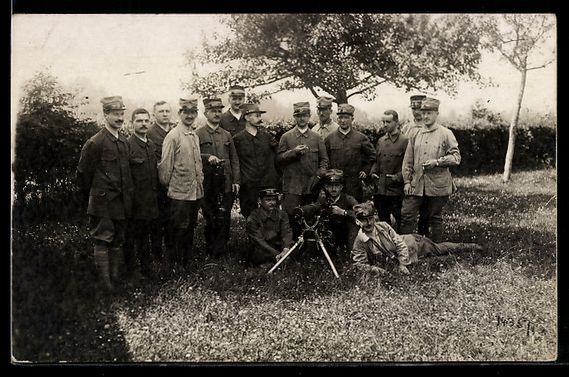 Fotos, Briefe & Postkarten: AK Schweizer Soldaten mit MG – Gebraucht aus Berlin von bartko-reher