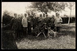 AK Schweizer Soldaten mit MG