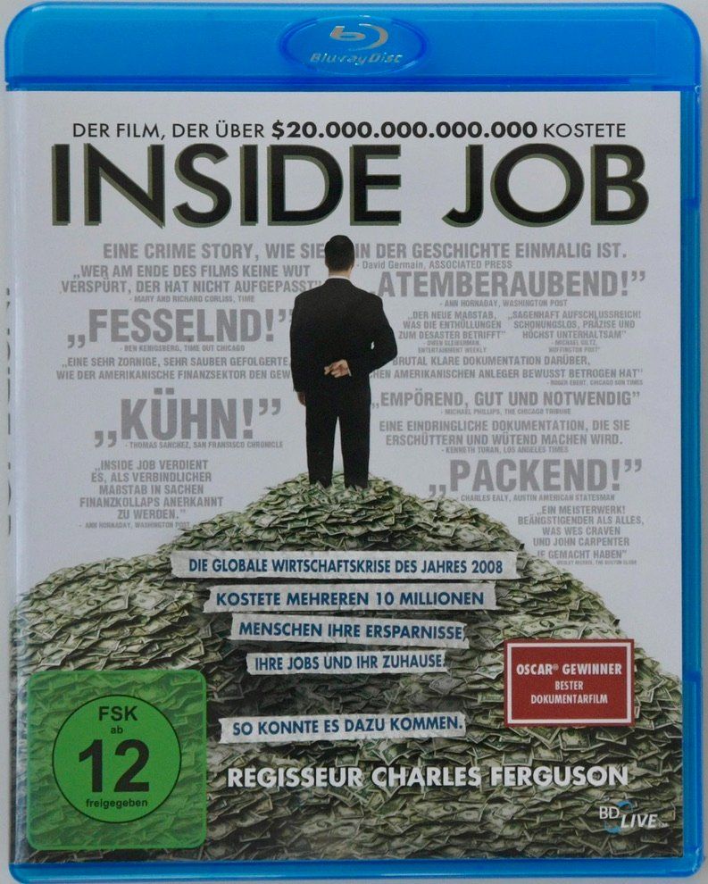 Tutti i DVDs: INSIDE JOB – Usato da Remetschwil venduto da ufischer19