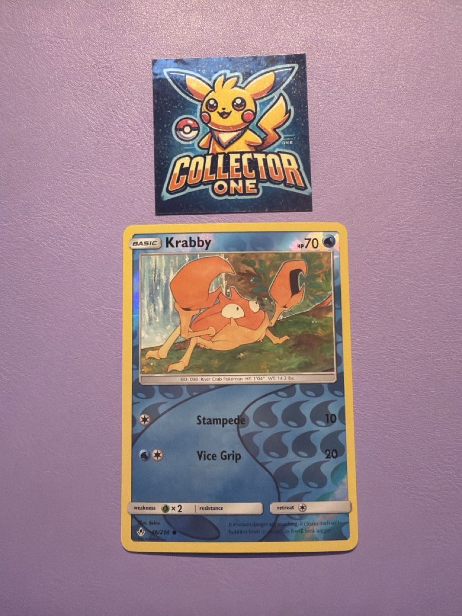 Pokémon Carte collezionabili: Pokemon Krabby Reverse Holo Top selten – Nuovo (secondo la descrizione) da Lommiswil venduto da CollectorOne