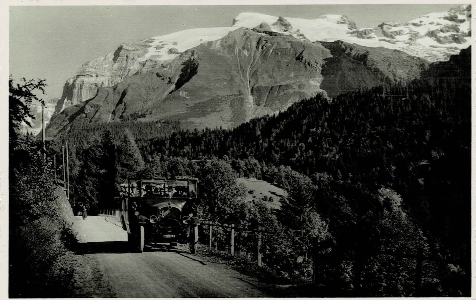 Cartoline postali: Engelberg Bergstrasse mit POSTAUTO NR. 2287..OW ca 1920! – Nuovo (secondo la descrizione) da Hergiswil NW venduto da Kartenfrau