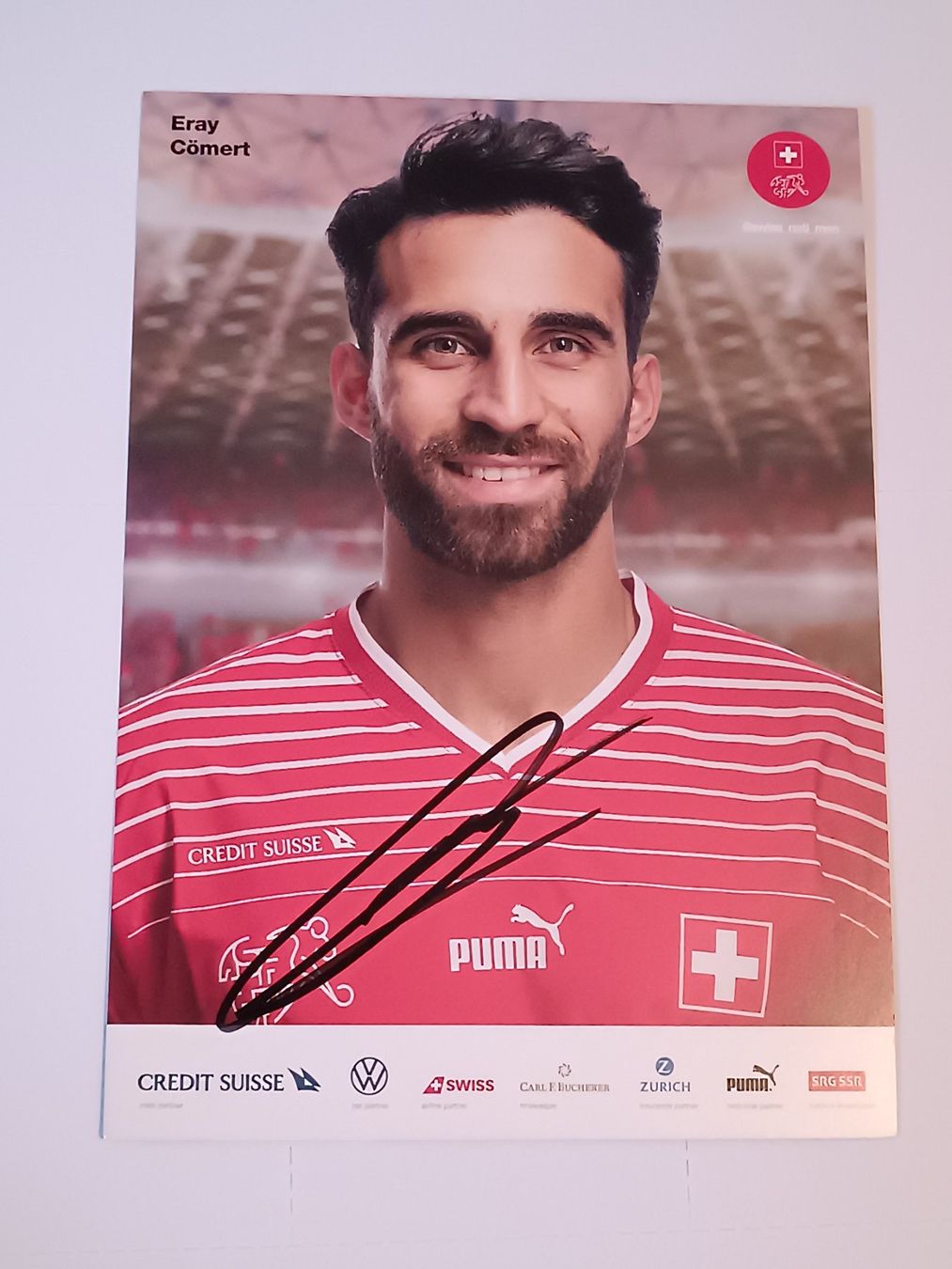 Autogramme: Eray Cömert -  original Autogramm – Gebraucht aus Menziken von Artographs