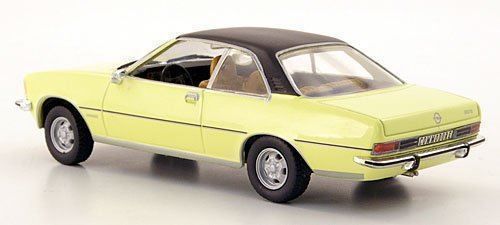 Opel Modellautos: Opel Commodore B GS/E Coupé 1972-1977 gelb / matt- schwarz – Neu und originalverpackt aus Gerlafingen von espero88 1