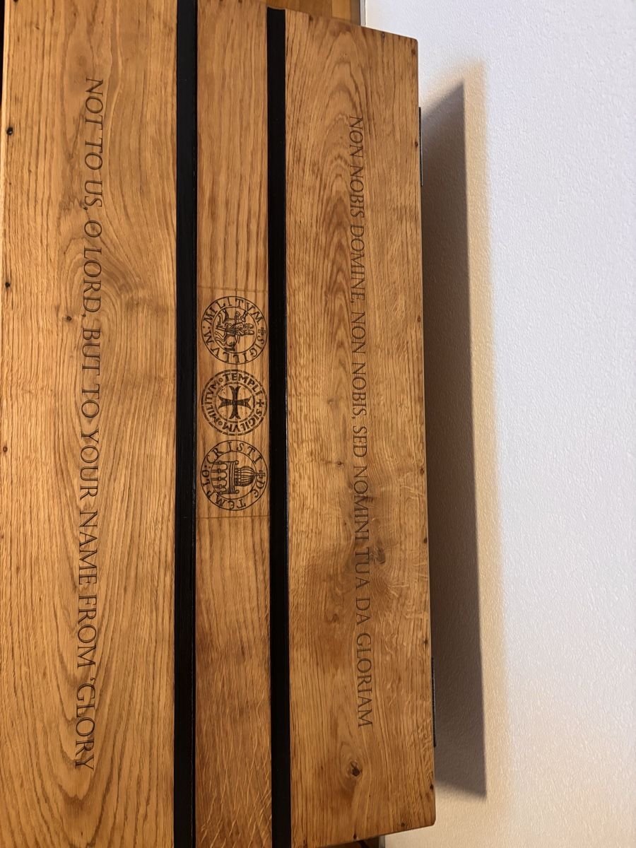 Truhen: Alte Holztruhe im Templer style – Defekt aus Hettlingen von Pascli 3