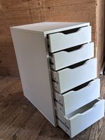 Schubladenschrank mit 5 Schubladen weiss guter Zustand