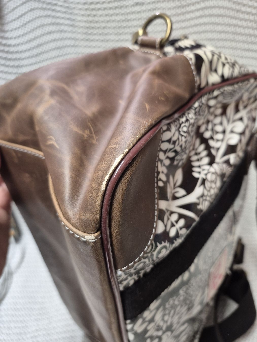 Tulip Borse da donna: Tulip grosse Tasche schwarz-weiss – Usato da Merligen venduto da muss_haben 6