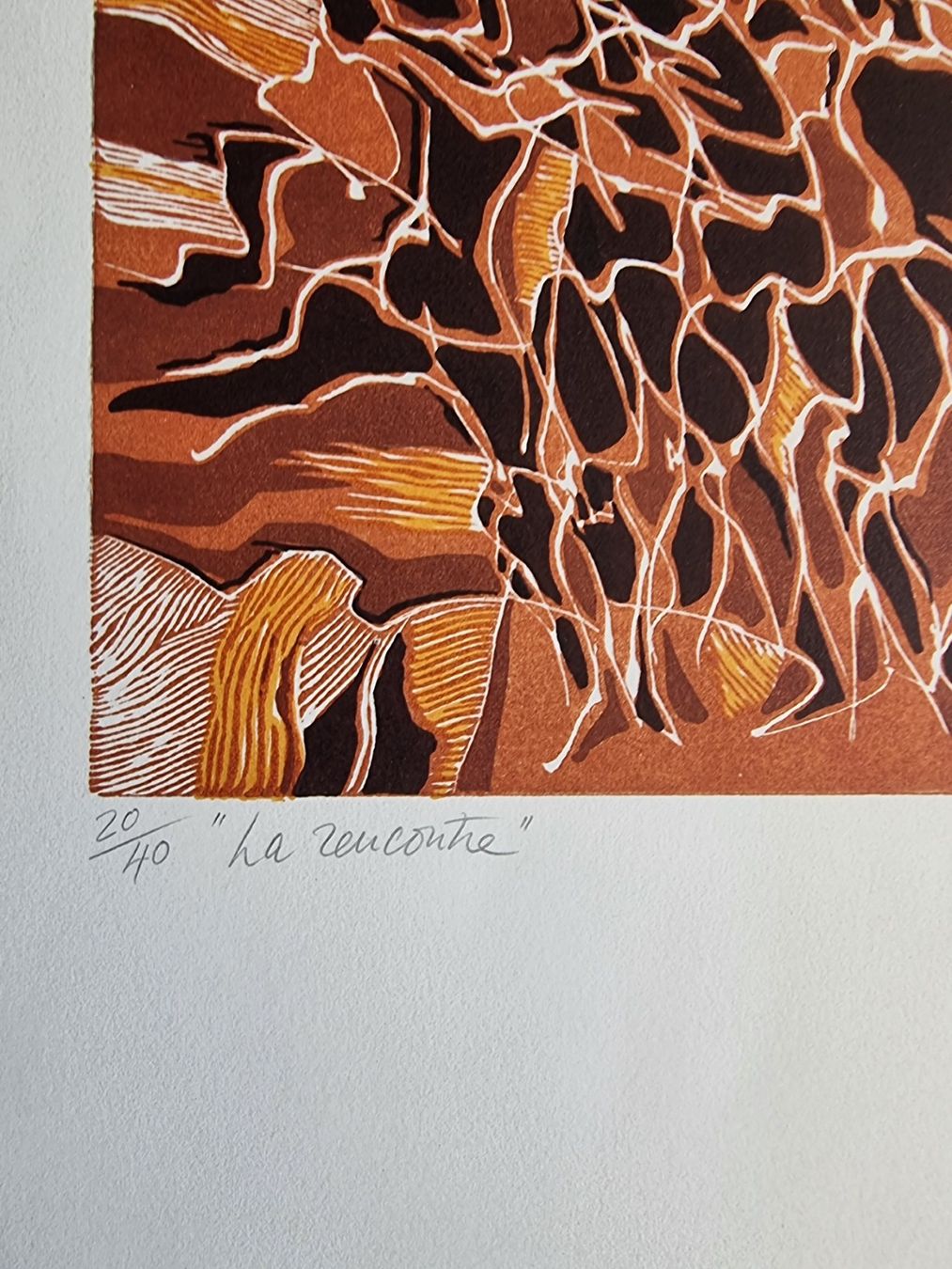Xilografie: Jacques Perrenoud 1981 HOLZSCHNITT SINIERT NUMMERIERT – Usato da Gersau venduto da grafik-kunst 2