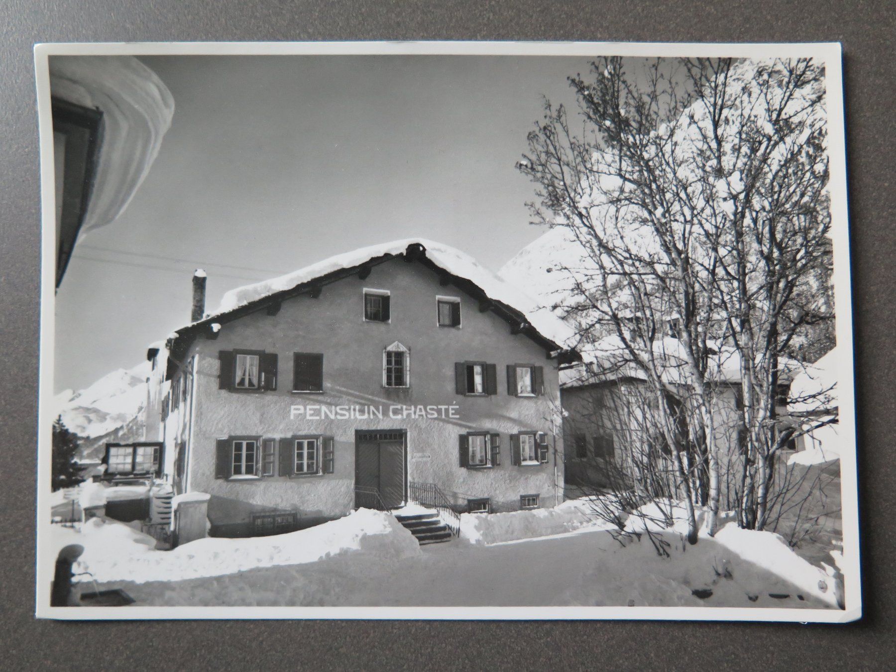 Cartoline postali: SILS BASELGIA - PENSION CHASTÉ – Usato da Wittenbach venduto da lipasal