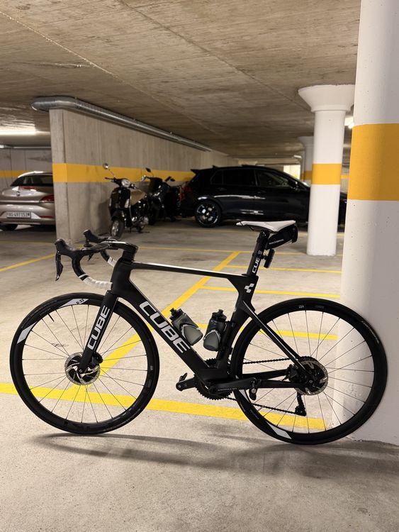 Cube Biciclette: Cube Litening C:68 Pro - Gr 56/L | 1500 km | Kein Sturz – Usato da Birrhard venduto da Sam1302 5