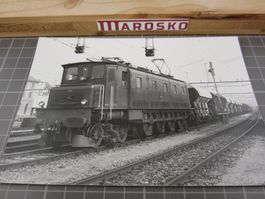 Echtfoto: Brugg mit SBB Ae 4/7, 1986, Schweizerische Bundesb