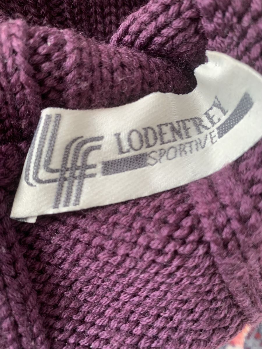 Maglioni & Felpe: Vintage Sportive Strickpullover Lila Rollkragen – Usato da Zürich venduto da MK124 2