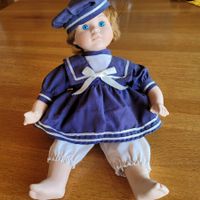 Porzellanpuppe Anne - Künstlerpuppe The Promenade