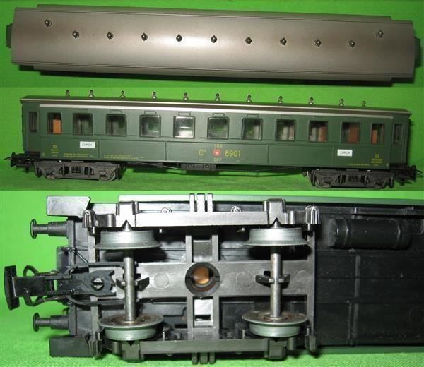 Modellini di ferrovie: SBB Personenwagen Dampfzeit 8901 pmk*** – Usato da Winterthur venduto da Ricardo211 2