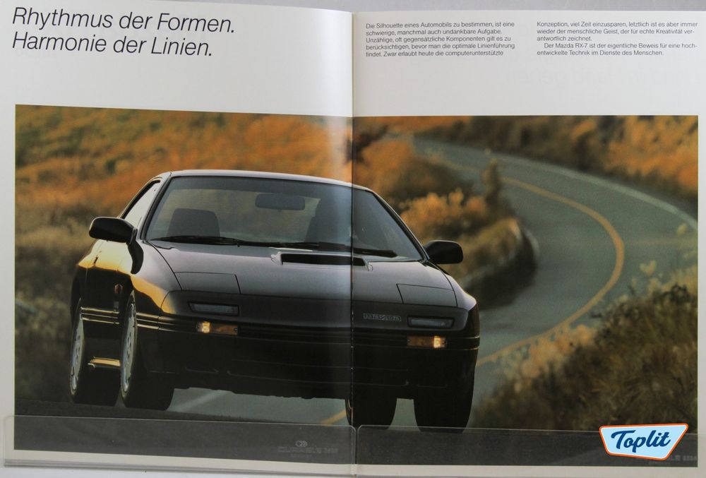 ORIGINAL NEUWAGEN PROSPEKT - MAZDA - RX7 - TYP FC3S - 1991 | Kaufen auf ...