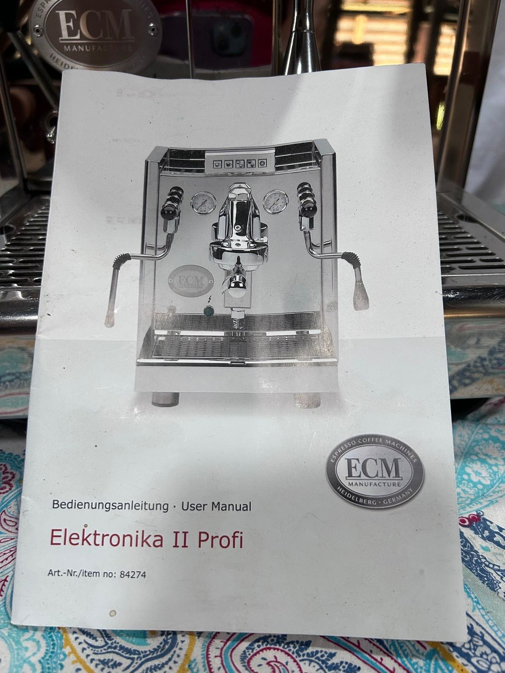 ECM Manufacture Kaffeemaschinen & Espressomaschinen: ECM Elektronika II Profi – Gebraucht aus Bowil von Mirifix 1
