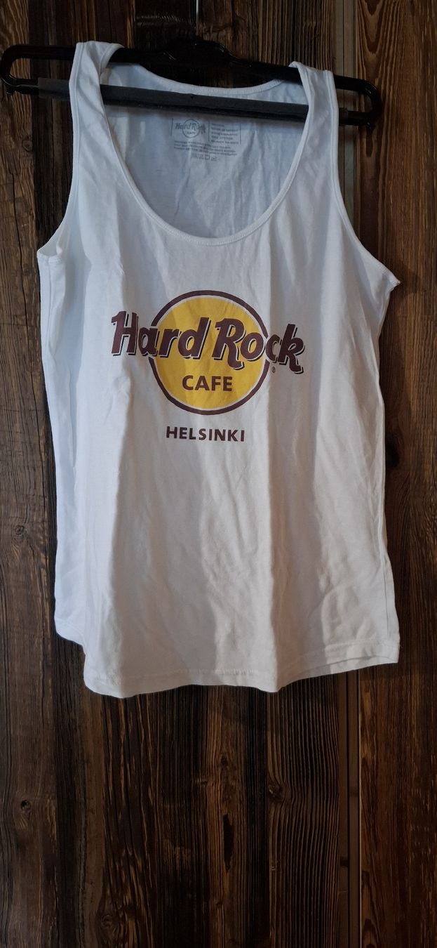 Tops: Hard Rock Cafe Top, Helsinki, Weiss, Grösse M – Gebraucht aus Niederstocken von Cocos_nut