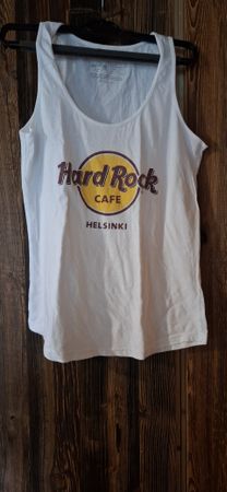 Hard Rock Cafe Top, Helsinki, Weiss, Grösse M