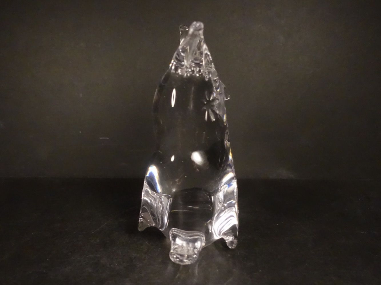 Statuette: Eule aus Kristallglas – Usato da Russikon venduto da Eulenfeder 3