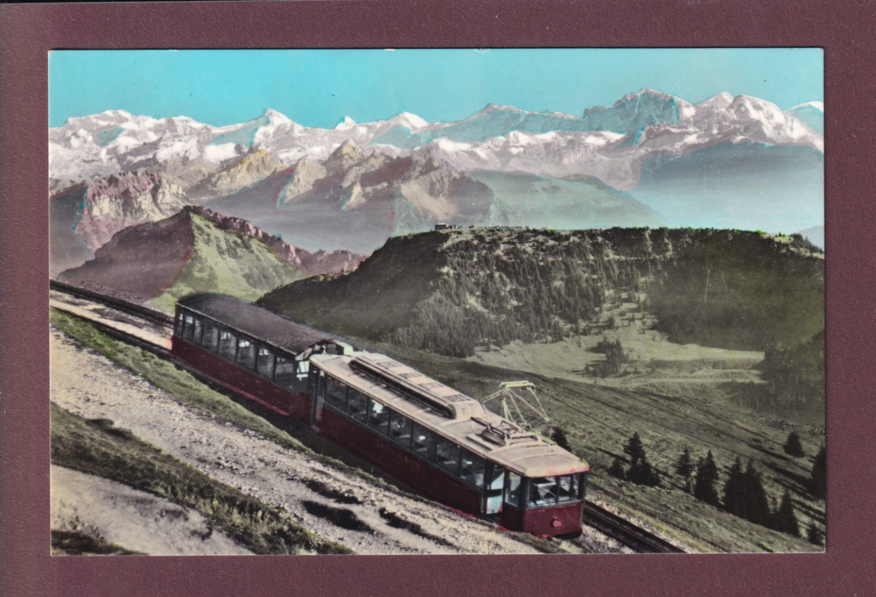 Ansichtskarten: RIGI-KULM - Bahn – Gebraucht aus Pully von nicecards