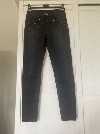 Jeans Yamamay neri con strass, taglia 38 - Nuovo!
