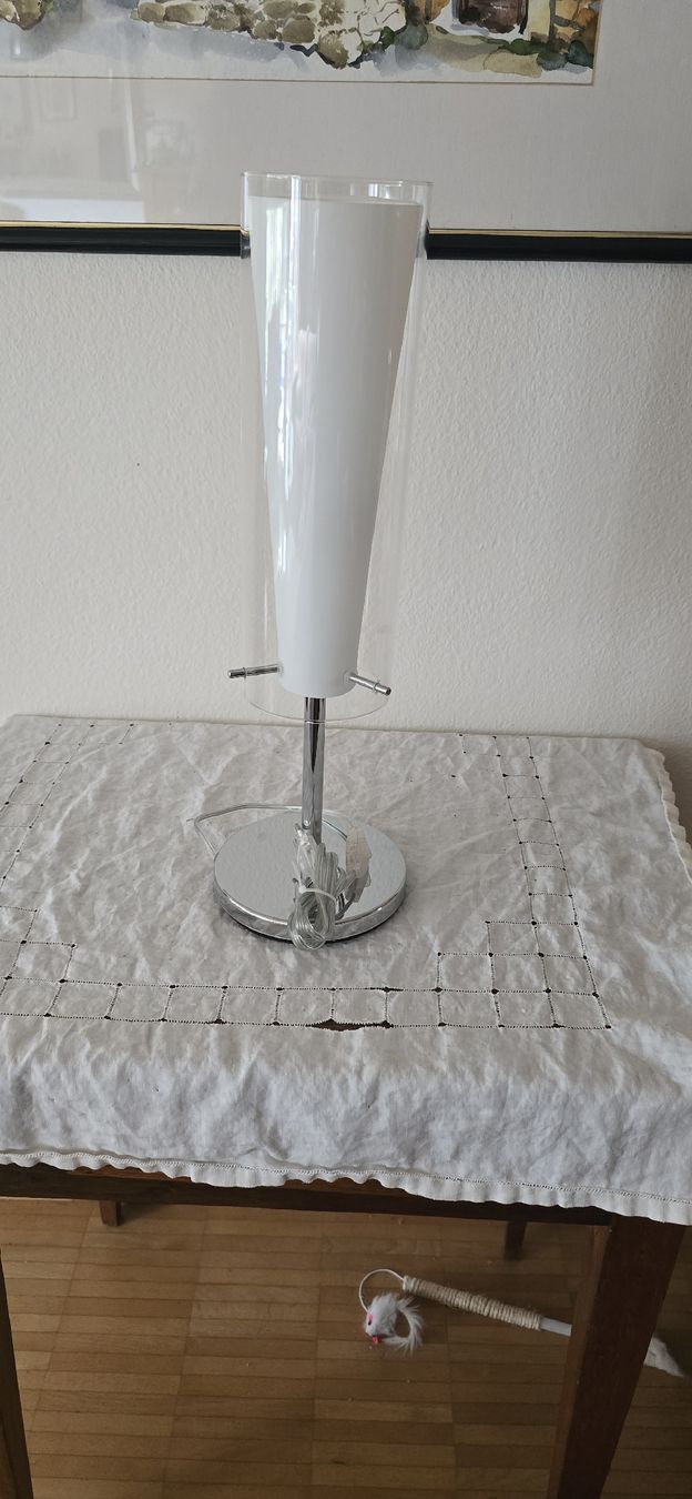 Eglo Lampes: Eglo PINTO Tischleuchte Chrom – D'occasion à Basel par Jcva 4