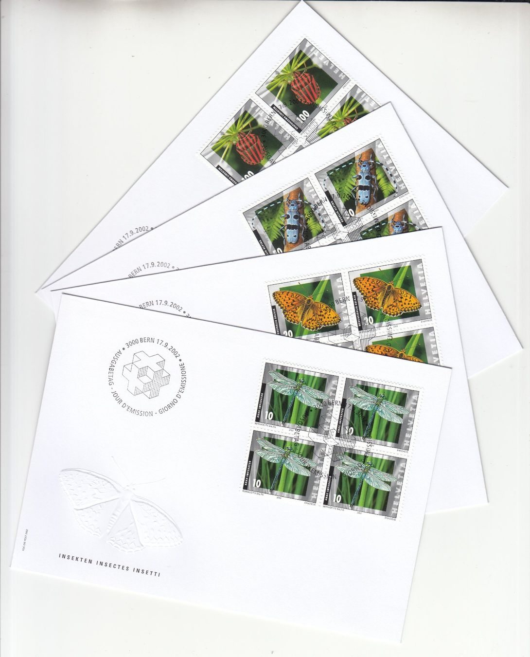 Tutti i francobolli: SBK 1061 - 1064 im 4er-Block FDC – Usato da Bürglen TG venduto da StampGraf