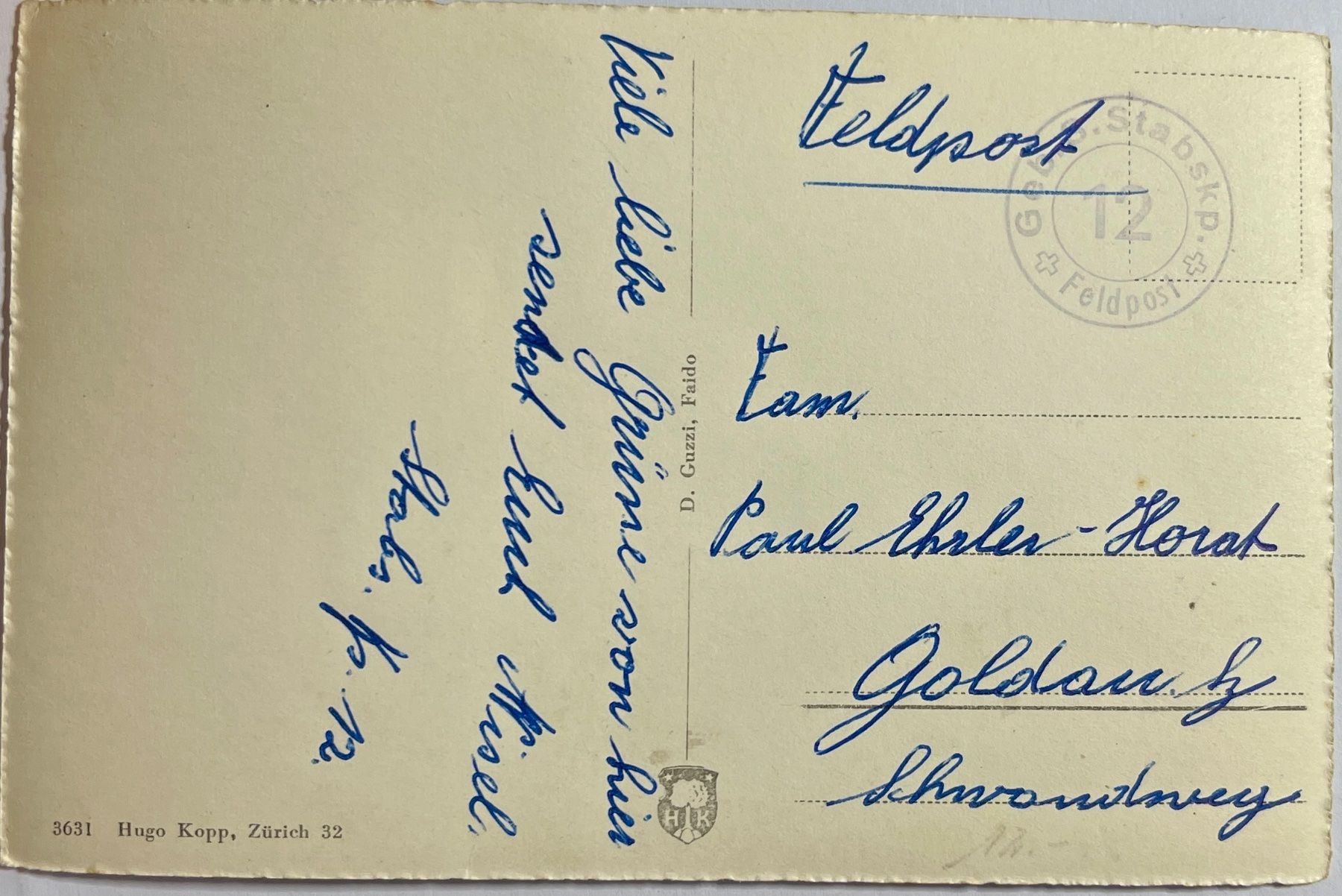 Cartoline postali: FAIDO - Veduta generale... Carte ancienne – Usato da Lutry venduto da Ediego 1