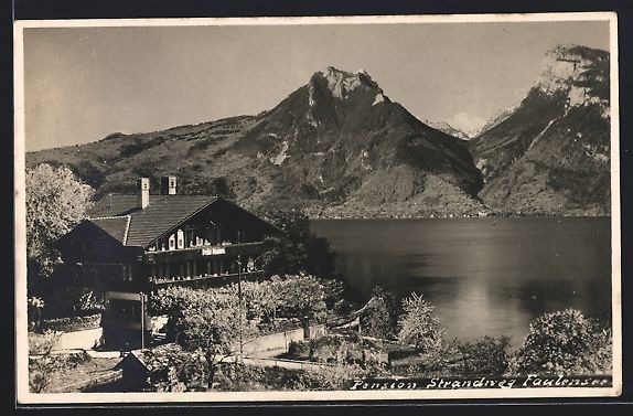 Cartes postales: AK Faulensee, Pension Strandweg – D'occasion à Berlin par bartko-reher