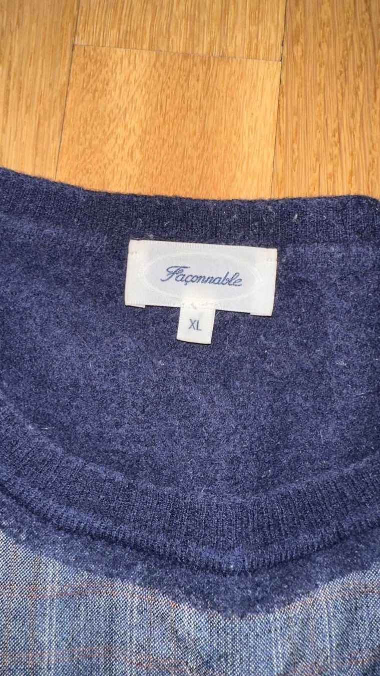 Pullover & Sweatshirts: Faconnable Sweatshirt / Pullover, Blau, Gr. XL, Top Zustand – Gebraucht aus Horgen von Fioko1984 3
