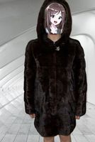 Manteau de vison "WINTER LOVER" Taille M Italy