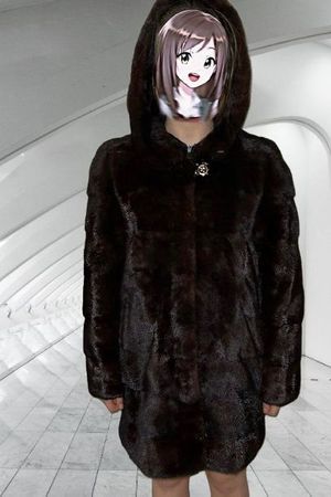 Manteau de vison "WINTER LOVER" Taille M Italy