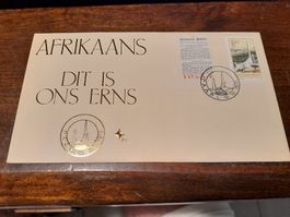 Rare enveloppe philatélique Afrique du Sud, Paarl 1975 cache