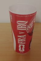 Coca Cola Becher FIFA WM Spiel Frankreich vs. Irak