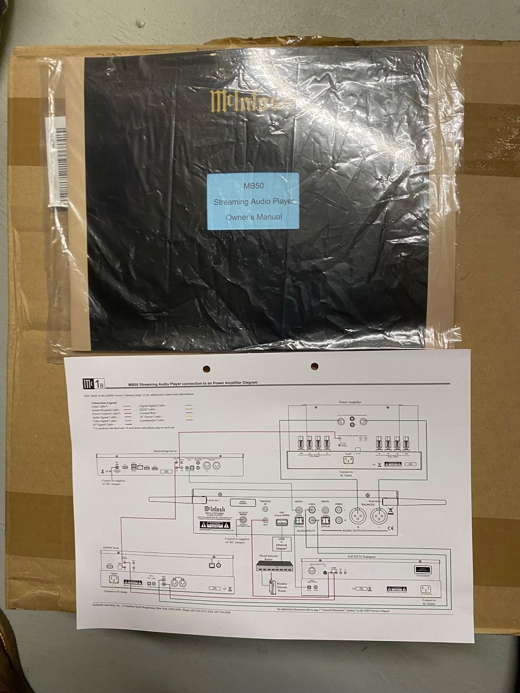McIntosh Lecteur multimedia & Streamer: Mcintosh MB50 Préamp DAC Streamer – D'occasion à Bôle par FredyThevoz 3