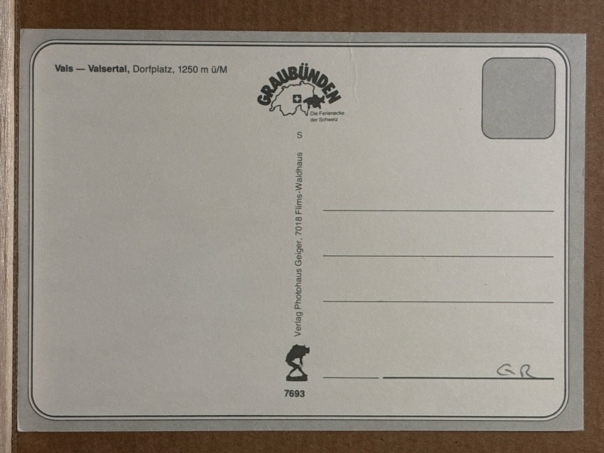 Cartoline postali: AK von Vals – Usato da Rümlang venduto da Kartenpost1 1