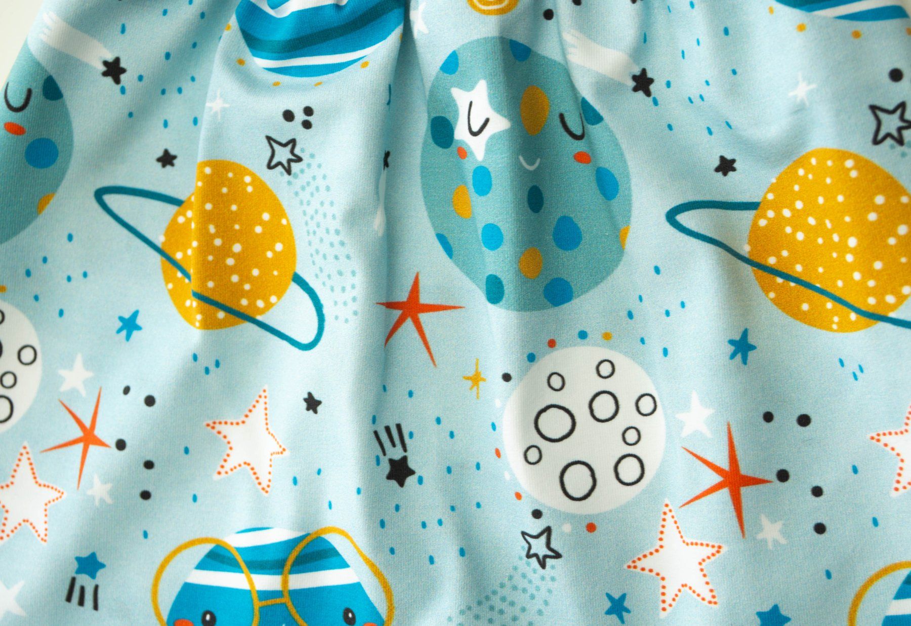 Pantaloni: Pumphose mit Weltraum - Gr.74/80 NEU – Nuovo e nell'imballaggio originale da Zürich venduto da sambaum 2