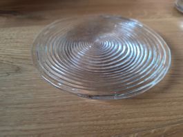 Glas Teller Servierteller Dekoration Platte