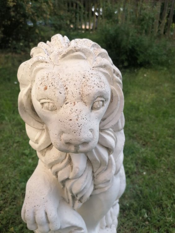 Löwe aus Stein Steinlöwe Statue Kaufen auf Ricardo