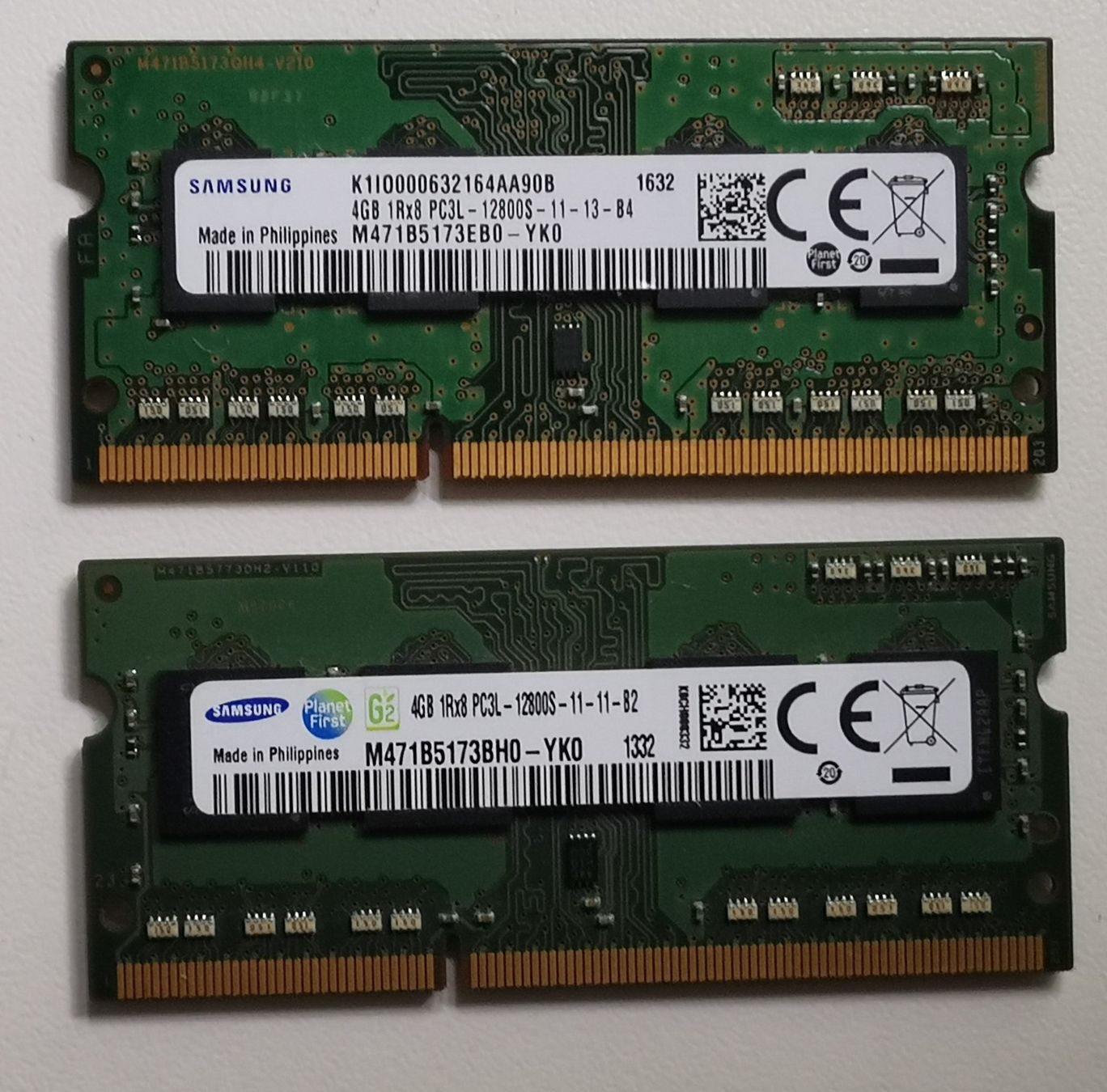Samsung Schede di memoria: Samsung 8GB (2x4GB) PC3L RAM Module – Usato da Oberwangen b. Bern venduto da Vittorio0