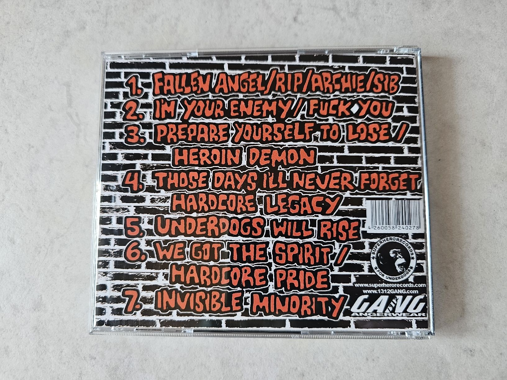 CD: 25 Ta Life  -  Fallen Angel – Usato da Schneisingen venduto da backstore24 1