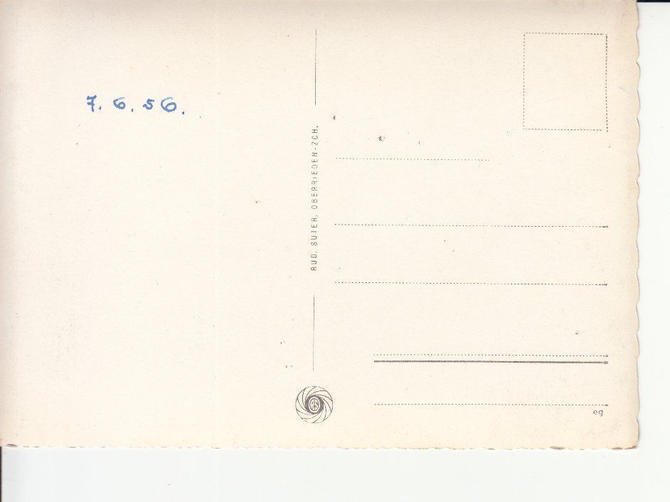 Cartoline postali: Amden 1956 – Usato da Bürglen TG venduto da StampGraf 1