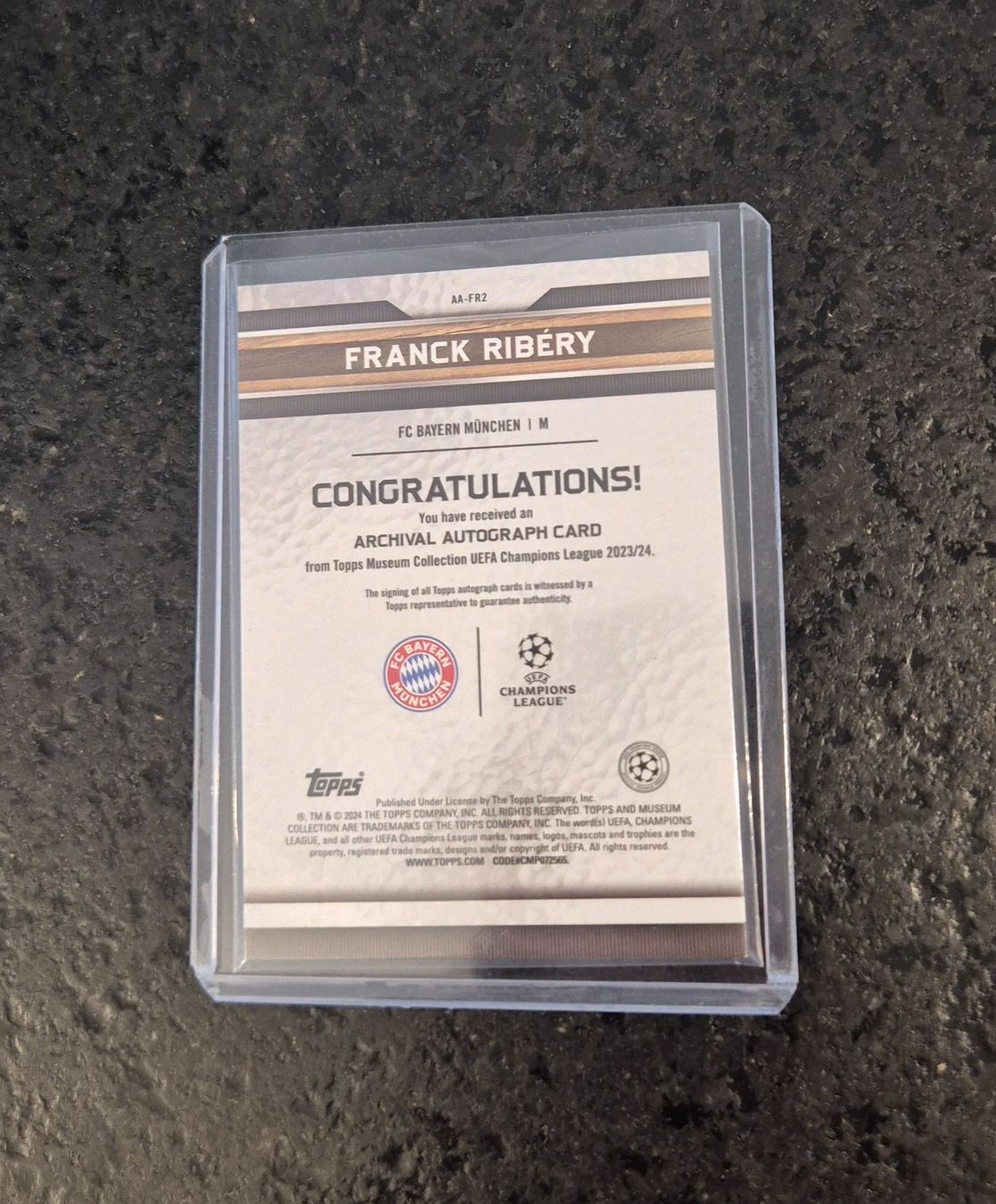 Topps Sammelbilder & Trading cards: Franck Ribery /50 Autogramm - Bayern München - Topps – Neu (gemäss Beschreibung) aus Burg AG von Danoe 1