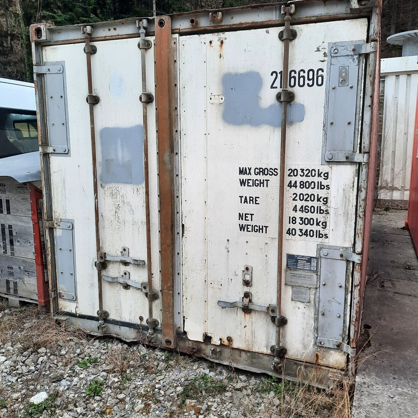 Contenitori edile: Baucontainer Barake Container Seecontainer Bagger Huki kran – Usato da Kriens venduto da auto-profi 1