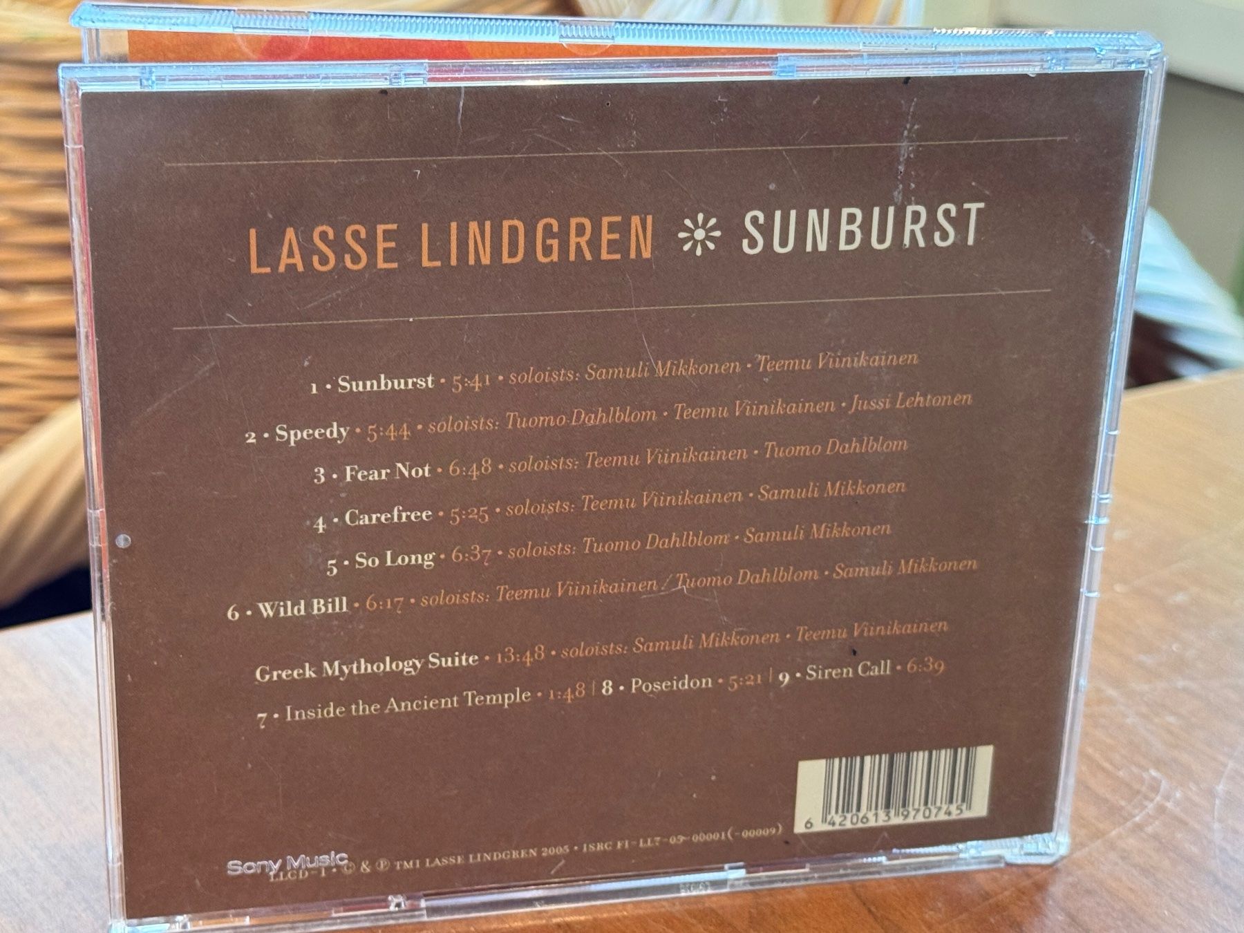CD: Lasse Lindgren - Sunburst - HG41B – Nuovo (secondo la descrizione) da Küsnacht ZH venduto da pdproject 1