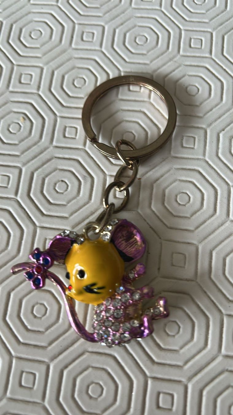 Schlüsselanhänger & - bänder: Portachiavi topolino con strass – Gebraucht aus Melano von H-Sara
