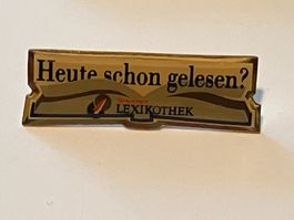 1 Pin Lexikothek "Heute Schon Gelesen"