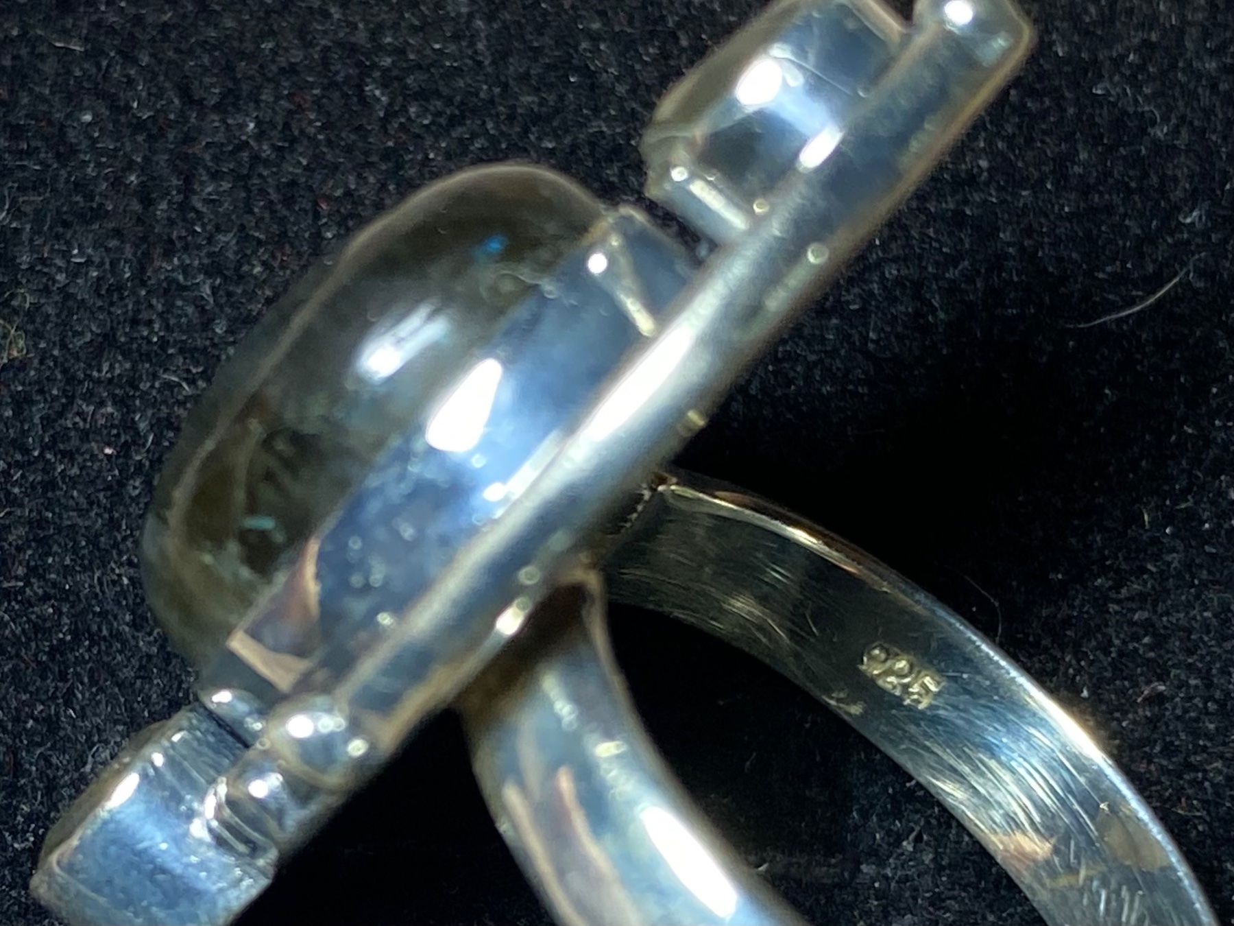 Ringe: kunstvoller Silber(925)ring mit natürlichem Labradorit – Neu und originalverpackt aus Laax von Kiki_Kingdom3 1
