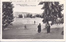 CHAUX-de-FONDS, paysage d'hiver à Pouillerel