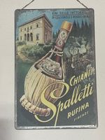 Blechschild Spalletti Chianti Rufina Firenze Italien
