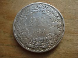 (S) 2 Franken 1850